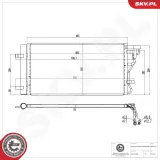 Kondensator, Klimaanlage ESEN SKV 86SKV433