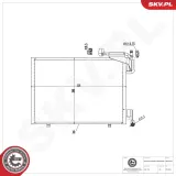 Kondensator, Klimaanlage ESEN SKV 86SKV508