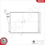 Kondensator, Klimaanlage ESEN SKV 86SKV540