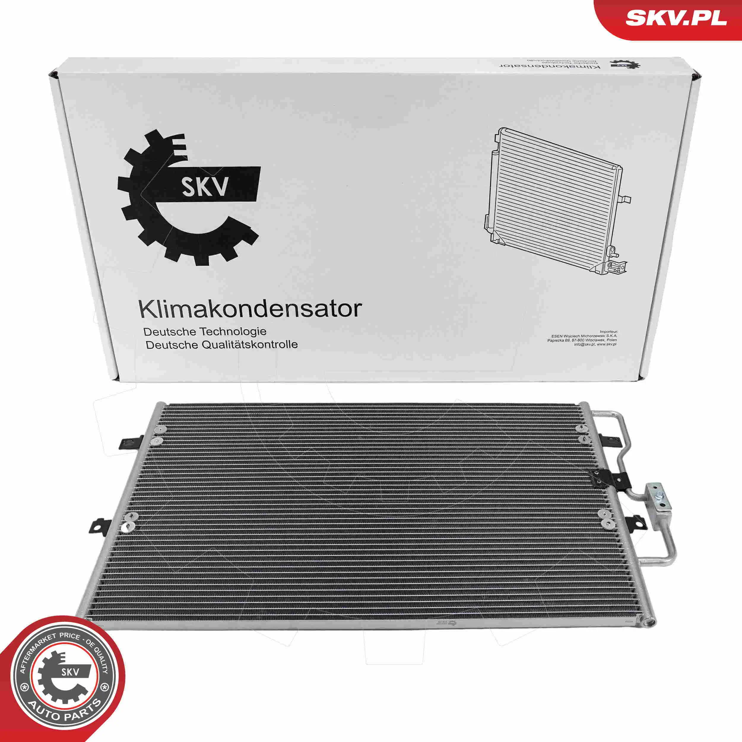 Kondensator, Klimaanlage ESEN SKV 86SKV545