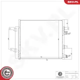 Kondensator, Klimaanlage ESEN SKV 86SKV563