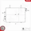 Kondensator, Klimaanlage ESEN SKV 86SKV573 Bild Kondensator, Klimaanlage ESEN SKV 86SKV573