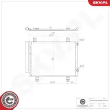 Kondensator, Klimaanlage ESEN SKV 86SKV586