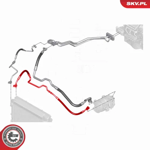 Hochdruckleitung, Klimaanlage ESEN SKV 87SKV859 Bild Hochdruckleitung, Klimaanlage ESEN SKV 87SKV859