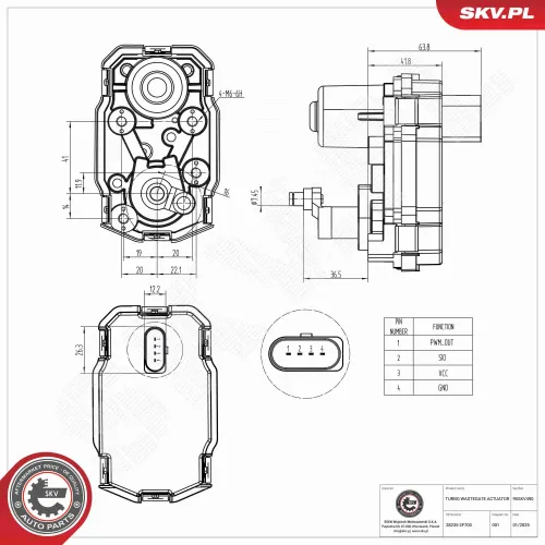 Ladedruckregelventil ESEN SKV 95SKV490 Bild Ladedruckregelventil ESEN SKV 95SKV490