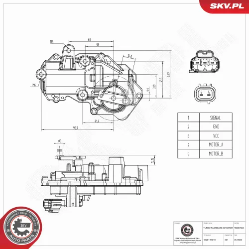 Ladedruckregelventil ESEN SKV 95SKV504 Bild Ladedruckregelventil ESEN SKV 95SKV504