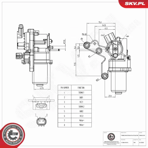 Ladedruckregelventil ESEN SKV 95SKV519 Bild Ladedruckregelventil ESEN SKV 95SKV519