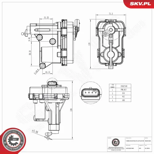 Ladedruckregelventil ESEN SKV 95SKV520 Bild Ladedruckregelventil ESEN SKV 95SKV520