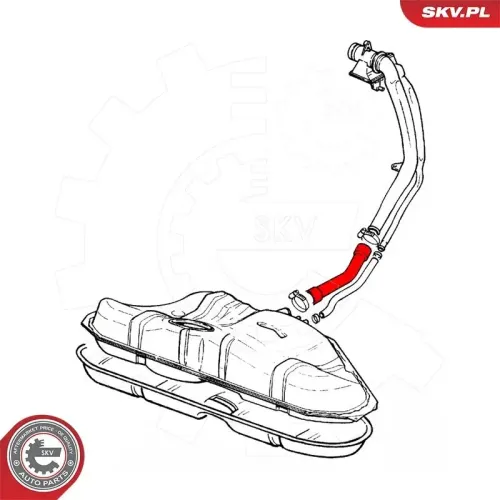 Kraftstoffleitung ESEN SKV 96SKV081 Bild Kraftstoffleitung ESEN SKV 96SKV081