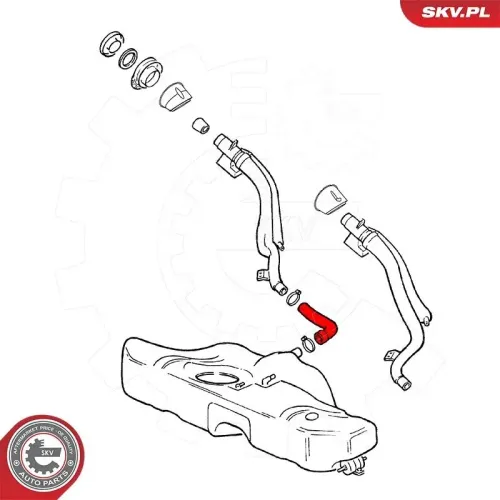 Kraftstoffleitung ESEN SKV 96SKV082 Bild Kraftstoffleitung ESEN SKV 96SKV082