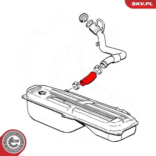 Kraftstoffleitung ESEN SKV 96SKV084 Bild Kraftstoffleitung ESEN SKV 96SKV084