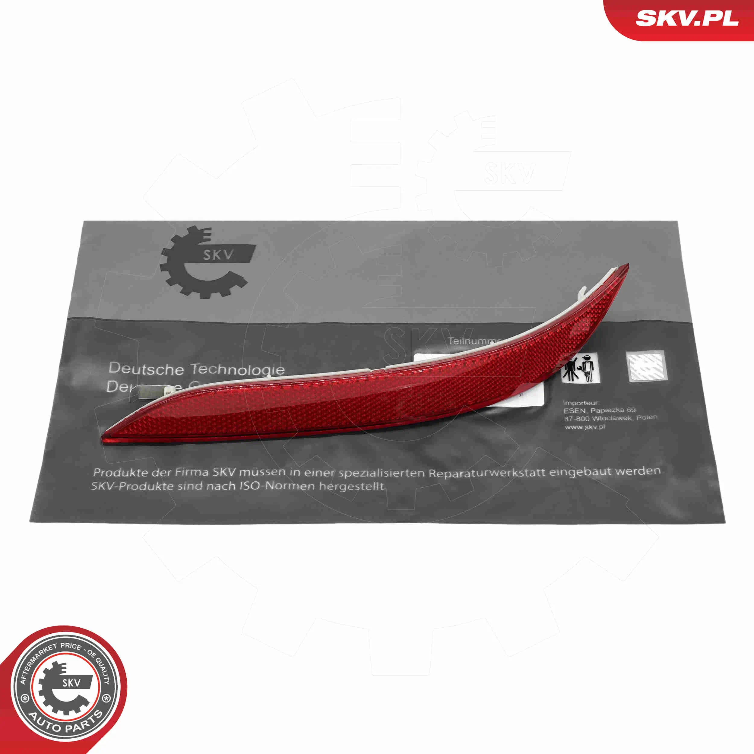 Reflektor, Positions-/Begrenzungsleuchte links ESEN SKV 97SKV299