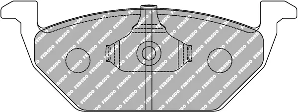 Bremsbelagsatz, Scheibenbremse FERODO RACING FCP1094H