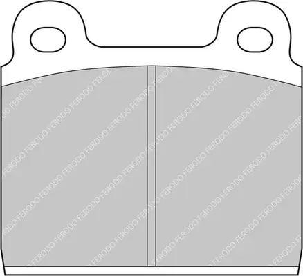Bremsbelagsatz, Scheibenbremse FERODO RACING FCP11H