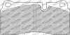 Bremsbelagsatz, Scheibenbremse FERODO RACING FCP1281W