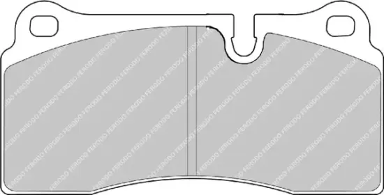 Bremsbelagsatz, Scheibenbremse FERODO RACING FCP1281W Bild Bremsbelagsatz, Scheibenbremse FERODO RACING FCP1281W