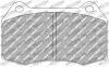 Bremsbelagsatz, Scheibenbremse FERODO RACING FCP1298R