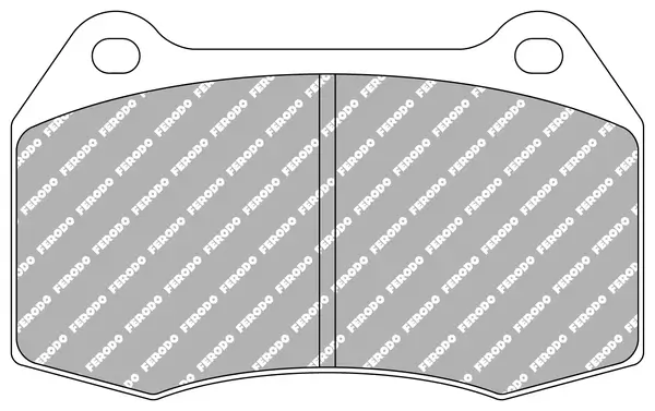 Bremsbelagsatz, Scheibenbremse FERODO RACING FCP1298R