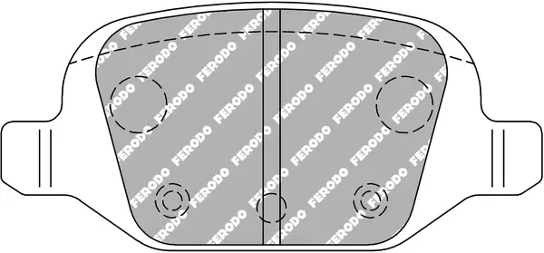 Bremsbelagsatz, Scheibenbremse FERODO RACING FCP1324H