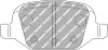 Bremsbelagsatz, Scheibenbremse FERODO RACING FCP1324H
