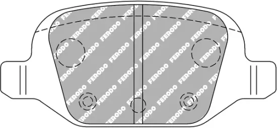 Bremsbelagsatz, Scheibenbremse FERODO RACING FCP1324H Bild Bremsbelagsatz, Scheibenbremse FERODO RACING FCP1324H