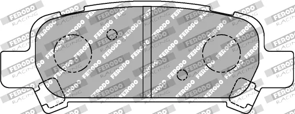 Bremsbelagsatz, Scheibenbremse FERODO RACING FCP1333H