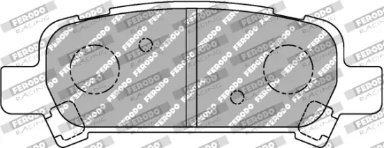 Bremsbelagsatz, Scheibenbremse FERODO RACING FCP1333H Bild Bremsbelagsatz, Scheibenbremse FERODO RACING FCP1333H