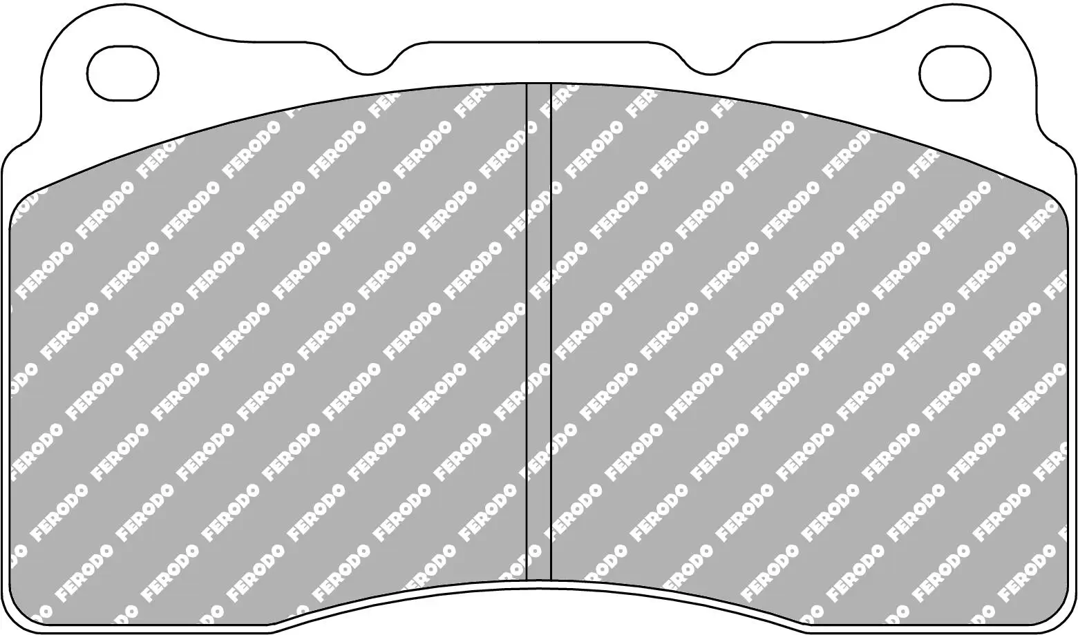 Bremsbelagsatz, Scheibenbremse FERODO RACING FCP1334R