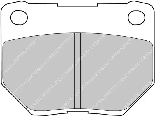Bremsbelagsatz, Scheibenbremse Hinterachse FERODO RACING FCP1372H Bild Bremsbelagsatz, Scheibenbremse Hinterachse FERODO RACING FCP1372H