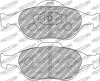 Bremsbelagsatz, Scheibenbremse Vorderachse FERODO RACING FCP1394H