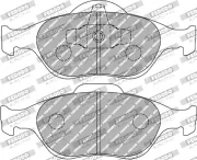 Bremsbelagsatz, Scheibenbremse Vorderachse FERODO RACING FCP1394H