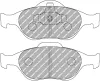 Bremsbelagsatz, Scheibenbremse Vorderachse FERODO RACING FCP1394H