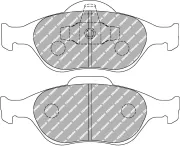 Bremsbelagsatz, Scheibenbremse Vorderachse FERODO RACING FCP1394H