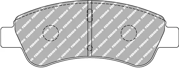 Bremsbelagsatz, Scheibenbremse FERODO RACING FCP1399R