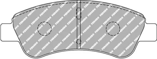 Bremsbelagsatz, Scheibenbremse FERODO RACING FCP1399R Bild Bremsbelagsatz, Scheibenbremse FERODO RACING FCP1399R