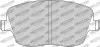 Bremsbelagsatz, Scheibenbremse FERODO RACING FCP905H