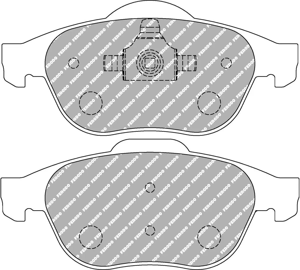 Bremsbelagsatz, Scheibenbremse FERODO RACING FCP1441H