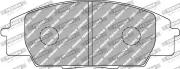 Bremsbelagsatz, Scheibenbremse Vorderachse FERODO RACING FCP1444H