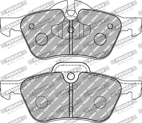 Bremsbelagsatz, Scheibenbremse Vorderachse FERODO RACING FCP1499H