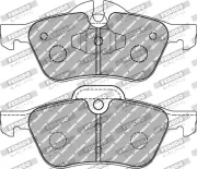 Bremsbelagsatz, Scheibenbremse Vorderachse FERODO RACING FCP1499H