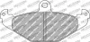 Bremsbelagsatz, Scheibenbremse Hinterachse FERODO RACING FCP1560H
