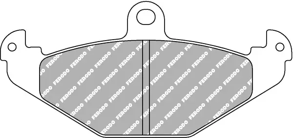 Bremsbelagsatz, Scheibenbremse Hinterachse FERODO RACING FCP1560H