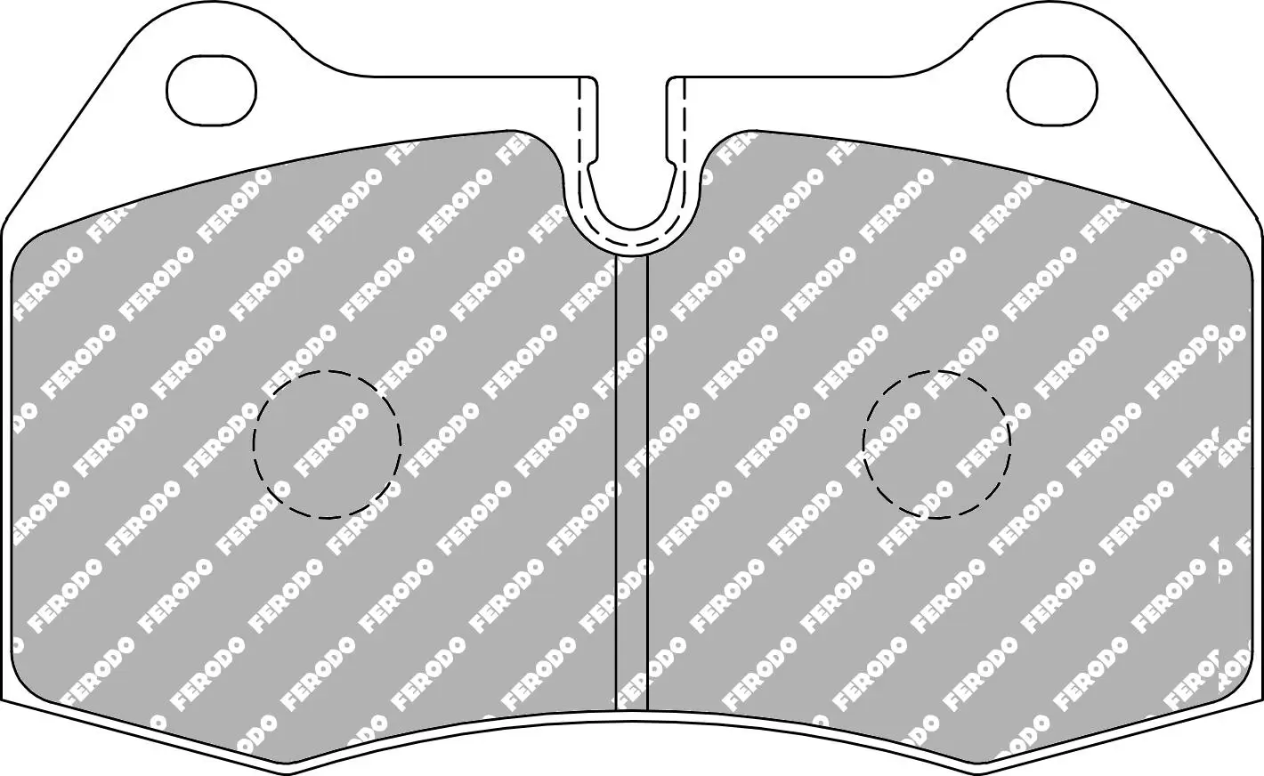 Bremsbelagsatz, Scheibenbremse Vorderachse FERODO RACING FCP1561Z
