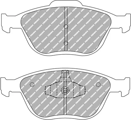Bremsbelagsatz, Scheibenbremse Vorderachse FERODO RACING FDS1312