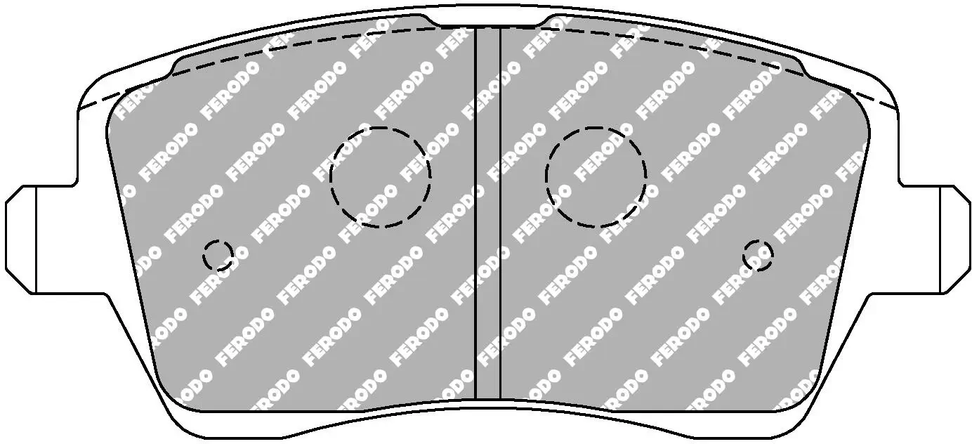 Bremsbelagsatz, Scheibenbremse FERODO RACING FCP1617R