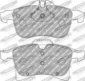 Bremsbelagsatz, Scheibenbremse FERODO RACING FDS1636