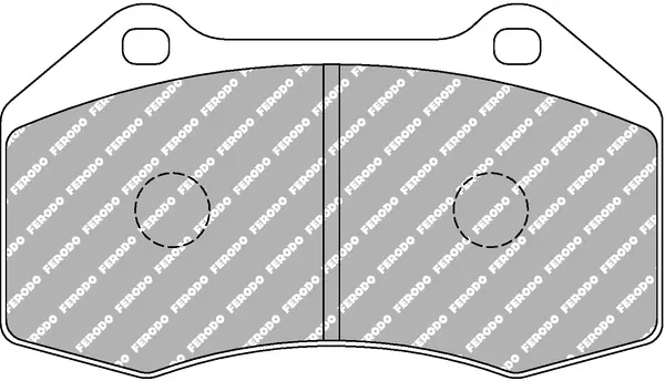 Bremsbelagsatz, Scheibenbremse Vorderachse FERODO RACING FCP1667Z