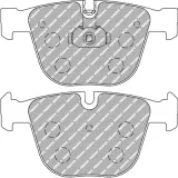 Bremsbelagsatz, Scheibenbremse FERODO RACING FCP1672H