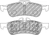 Bremsbelagsatz, Scheibenbremse Hinterachse FERODO RACING FCP1676H