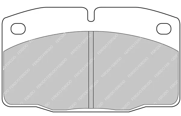 Bremsbelagsatz, Scheibenbremse FERODO RACING FCP173H